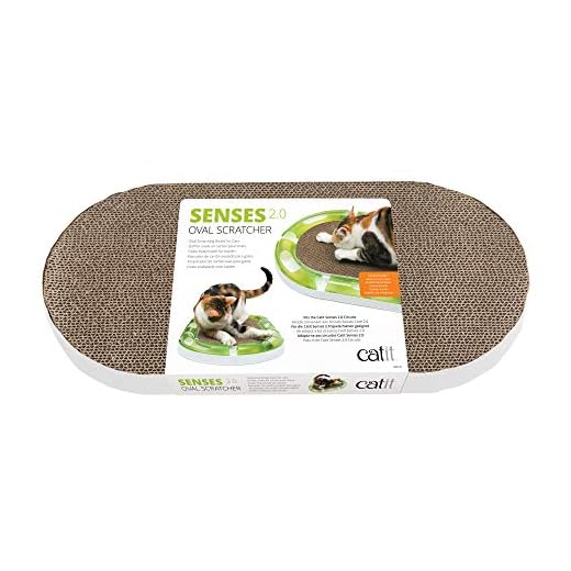 Catit Senses greffoir Ovale pour Chats, 45,7 x 27,9 x 7,6 cm