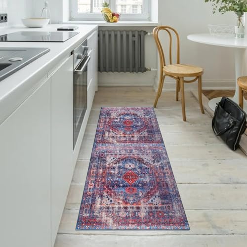 Alfombra de pasillo antideslizante lavable de 100x260cm 5