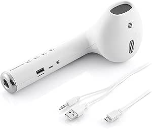 Giant Headphone Speaker,Wireless Bluetooth Headphone,Portable Outdoor 3D Stereo,Music Speaker,White