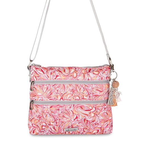 Image of The Sak Basic Crossbody Purse - Cross Body Handbag For Everyday & Travel - Zipper Closure & Adjustable Strap