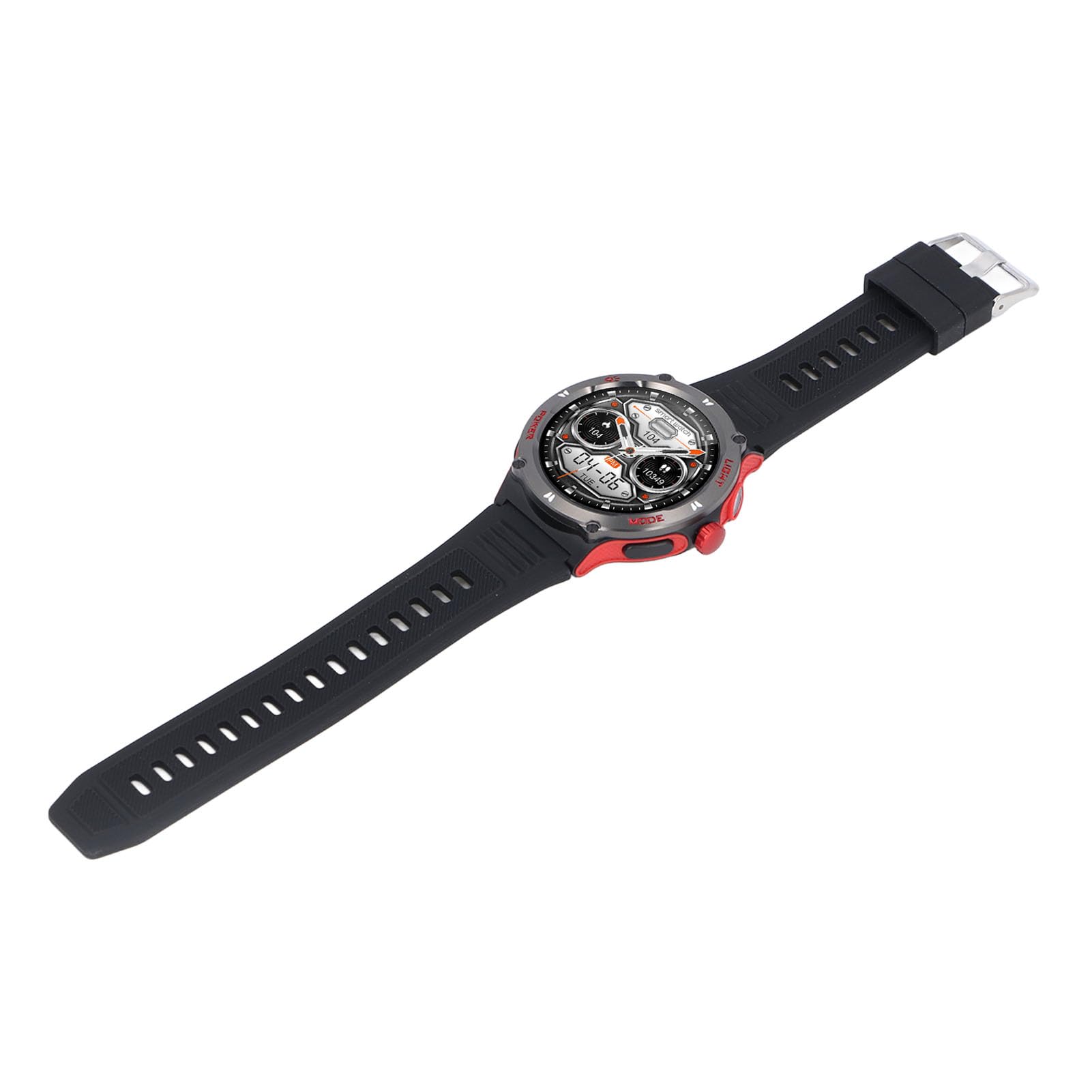 Smart Watch per Uomo e Donna, Fitness Tracker Bluetooth Impermeabile con Touchscreen da 1,53 Pollici per Sport All'aria Aperta, Escursionismo, Passeggiate, Ciclismo (rosso)