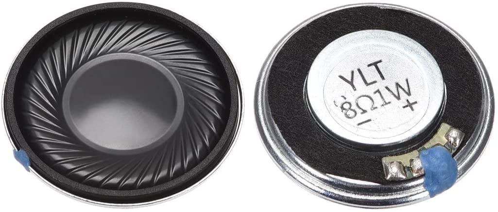 XYWHPGV 1W 8 Ohm DIY Magnetic Speaker 28mm Round Shape Replacement Loudspeaker for Electronic 2pcs bec43 579b9 858ae