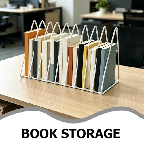 Support pour documents et livres pour organiser un bureau encombré