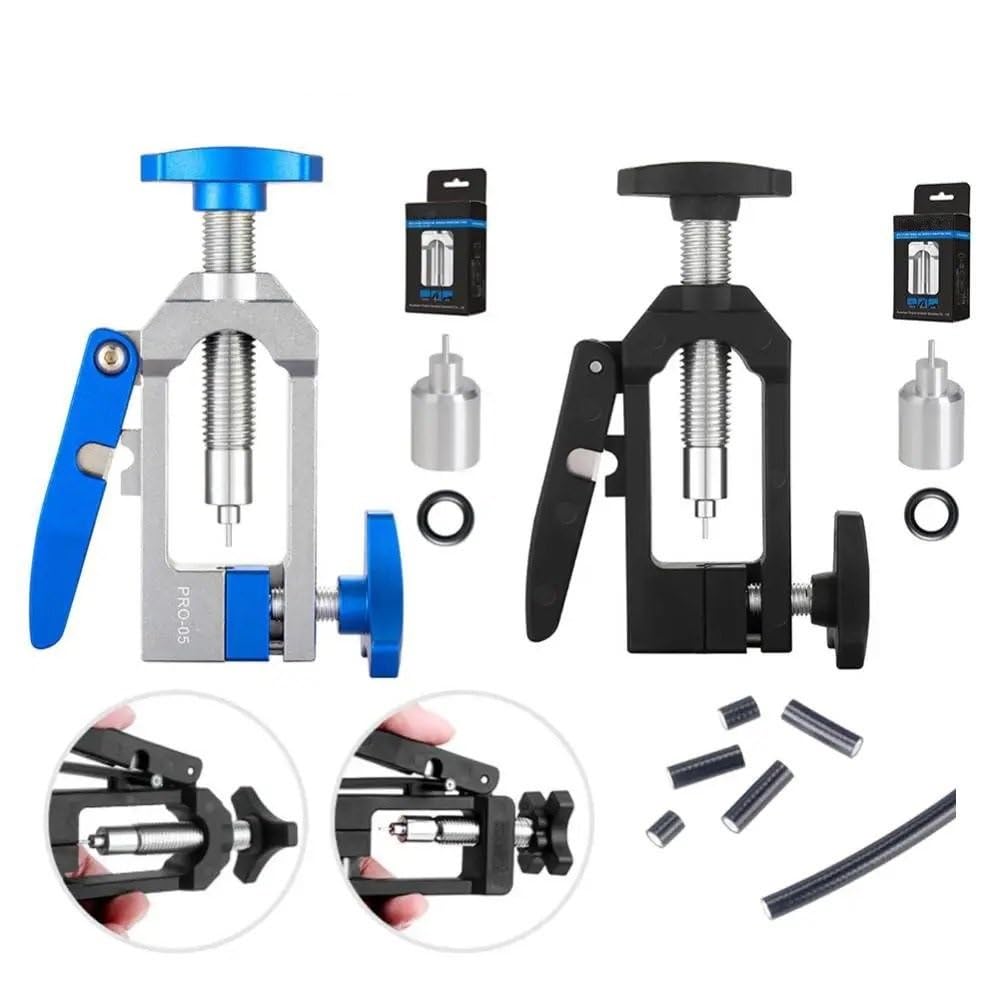 zestaw naprawczy roweru Rowerowy hydrauliczny hamulec tarczowy Rowerowy kierowca Przecinak do węży Oliwka Złącze Oleju Narzędzia do wkładania igieł Narzędzie do naprawy Narzędzie Rowerowe(Aluminum All