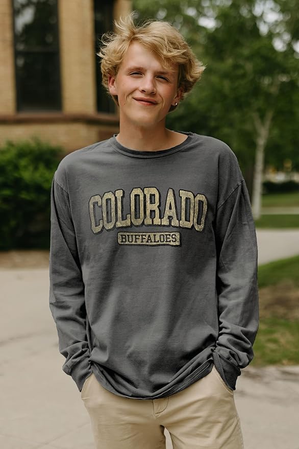 Blue 84 NCAA Unisex-Adult NCAA Officially Licensed Long Sleeve T-Shirt Team Color Dyed Ringspun Vintage - Image 2