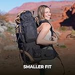 Teton 45L Scout Internal Frame Backpack for Hiking, Camping, Backpacking, Rain Cover Included, Bluejay - Image 2