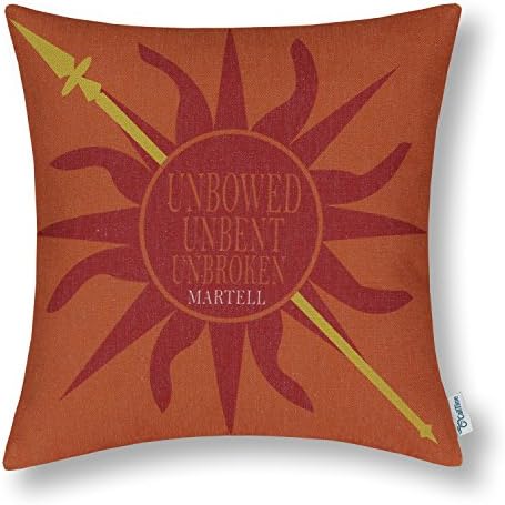 CaliTime Copricuscini e federe Game of Thrones Case Badge Cuscino Copertine Gettare Cuscino Casi protettore Conchiglie per Divano Divano Camera da Letto Casa Natale Arredamento