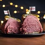 Carnegie Deli New York Corned Beef Sandwich Kit | Corned Beef, Rye Bread, Mustard & Pickles (Serves 4)