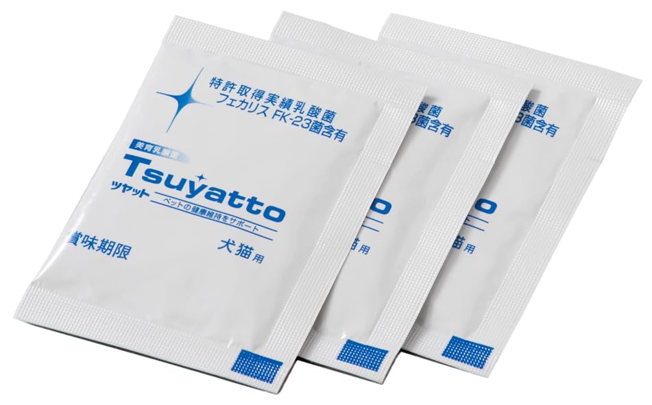 Amazon.co.jp: ツヤット 30包 3箱セット ニチニチ製薬 ペット用乳酸菌