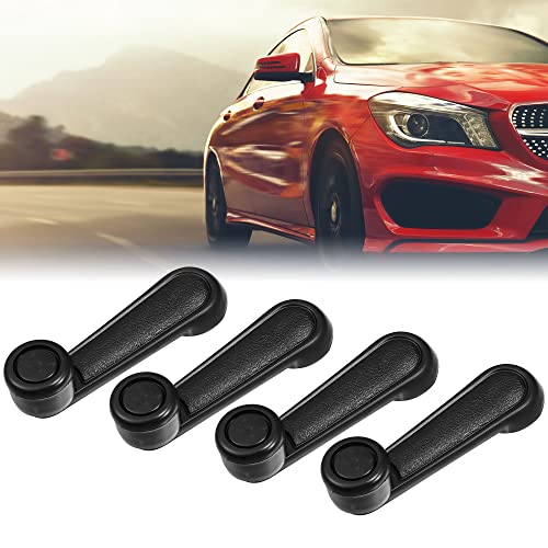 sourcing map 4 Stücke Fensterkurbel universal Autofenster Kunststoff Kurbel für Autotür-Fenster