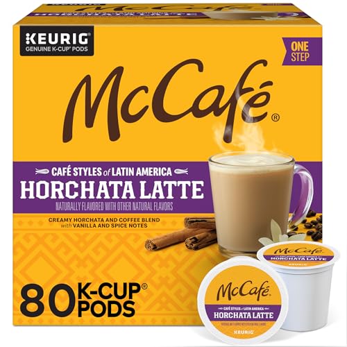Best Coffee for Lattes: Top Picks for Creamy, Flavorful Sips 15 McCafe Cafe Styles of Latin America Horchata Latte, Keurig Single Serve K-Cup Coffee Pods, 20 Count (Pack of 1)