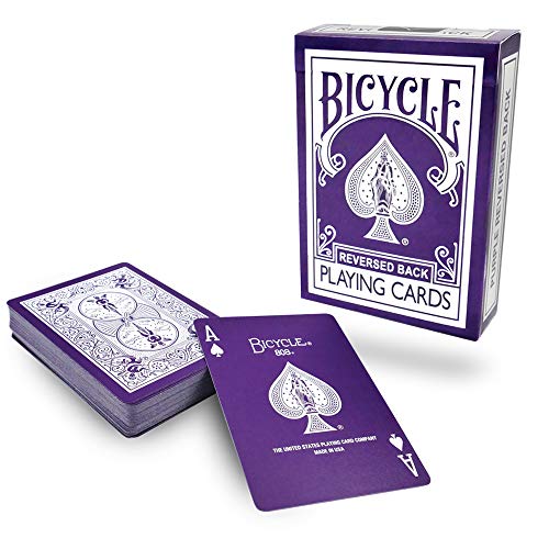 Purple Playing Cards Bicycle Deck By Magic Makers #TOP3