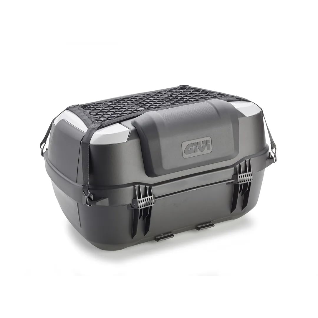 Maleta para moto Baúl B45 B45+ Top Case, 45 litros, placa universal Monolock con respaldo incluido