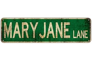 Mary Jane Lane Street Sign