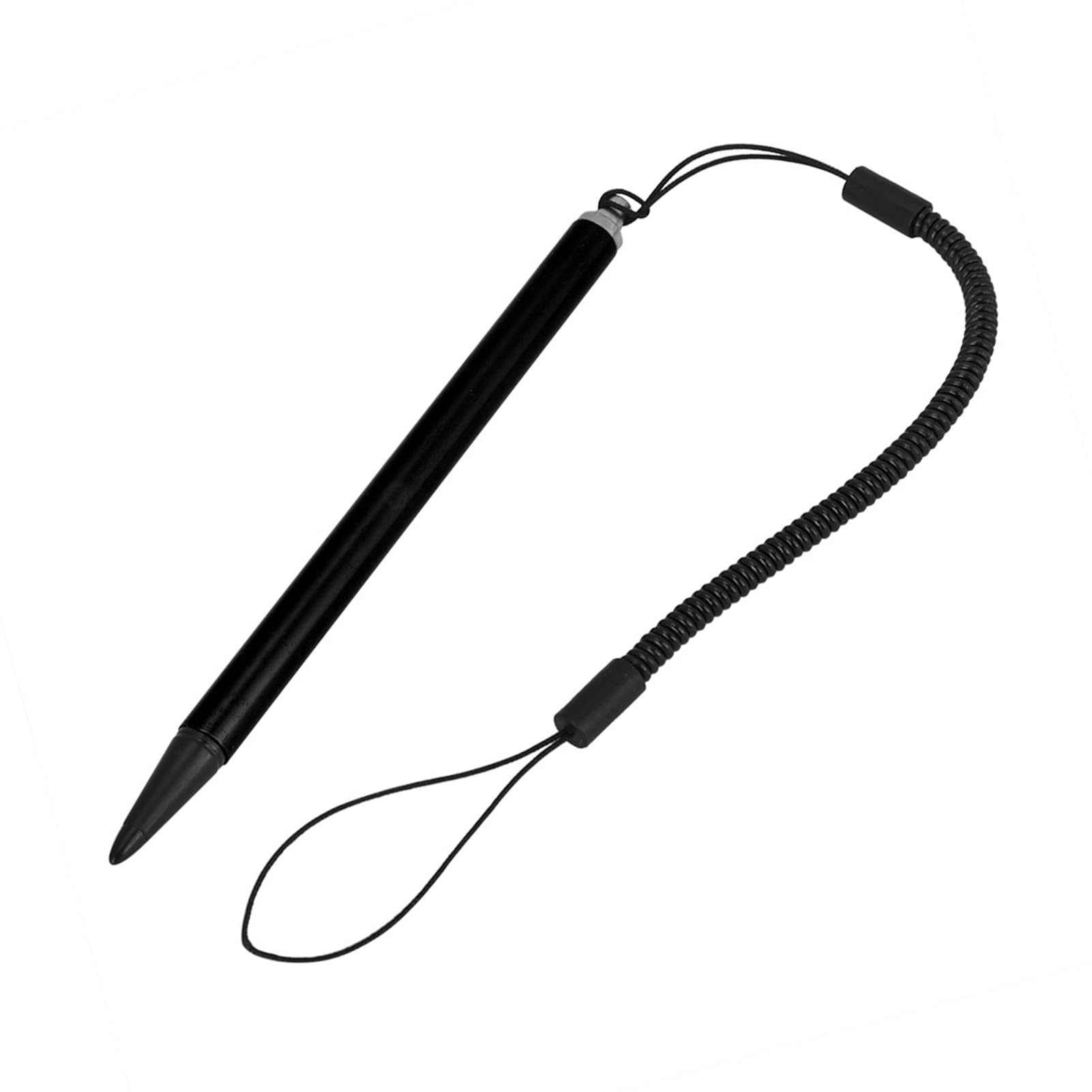 Cocoarm Lápiz Táctil para Pantalla con Cuerda de Resorte, Lápiz óptico Resistivo para PDA y Navegador, Ideal para Prevenir Arañazos y Escribir en Pantallas Táctiles (Black)