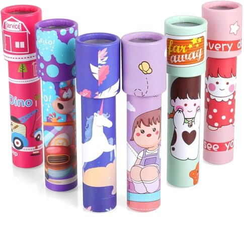 Image of RECLUSE 1 pcs Classic Kaleidoscopes Toy, Educational Toys for Party Fun Magic Science Toy,Kids Birthday Mini Kaleidoscope Kit for School Classroom Prizes, Stock Stuffers Bag Fillers (Random Color)