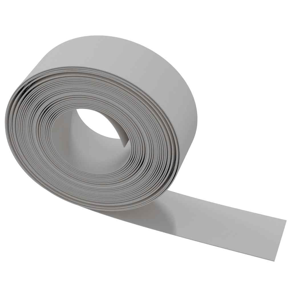 Set di 5 bordi per prato, 10 m x 20 cm, in polietilene, con sistema a incastro, per aiuole da giardino, bordo lungo prato e sentieri