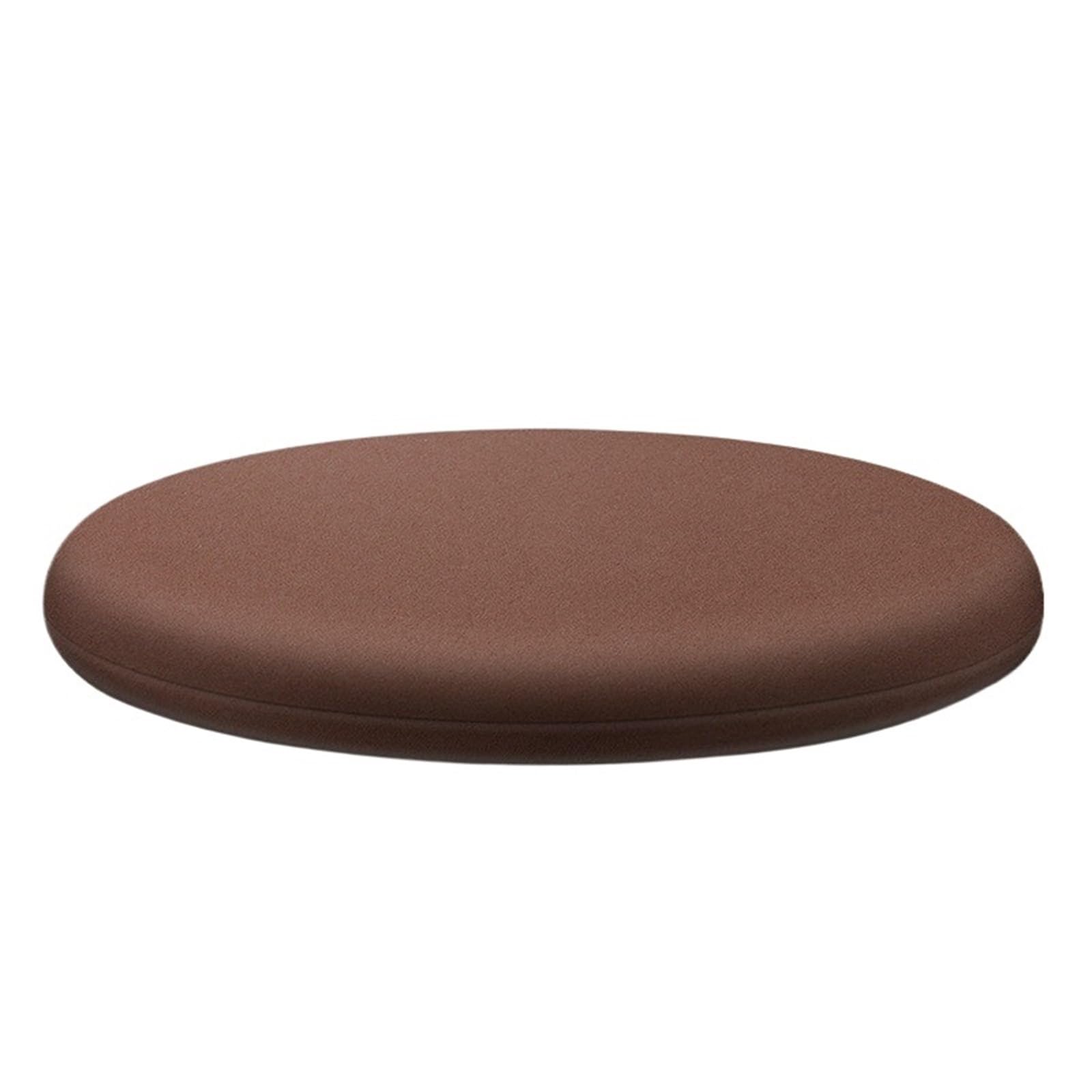 EnxJire Sofa Cushion Support Memory Foam Round Chair Pad Seat Cushion Cotton Mit Removable Cover(Coffee,35x35cm)