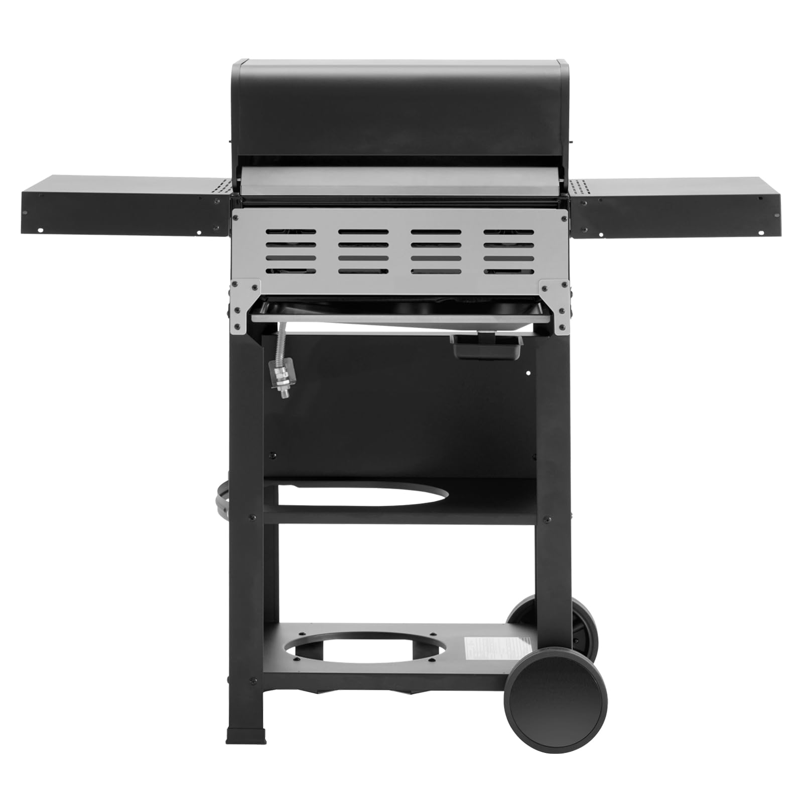 TAINO WABAYA 3+0 Gasgrill Grillwagen 3 Brenner Keramik Sear-Burner Piezo-Zündung Thermometer Warmhalterost Schwarz Matt