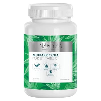 Namyaa Mutrakriccha Tablets for UTI - Fast relief of UTI Pain | Strengthens Urinary Tract | With Cranberry Extract