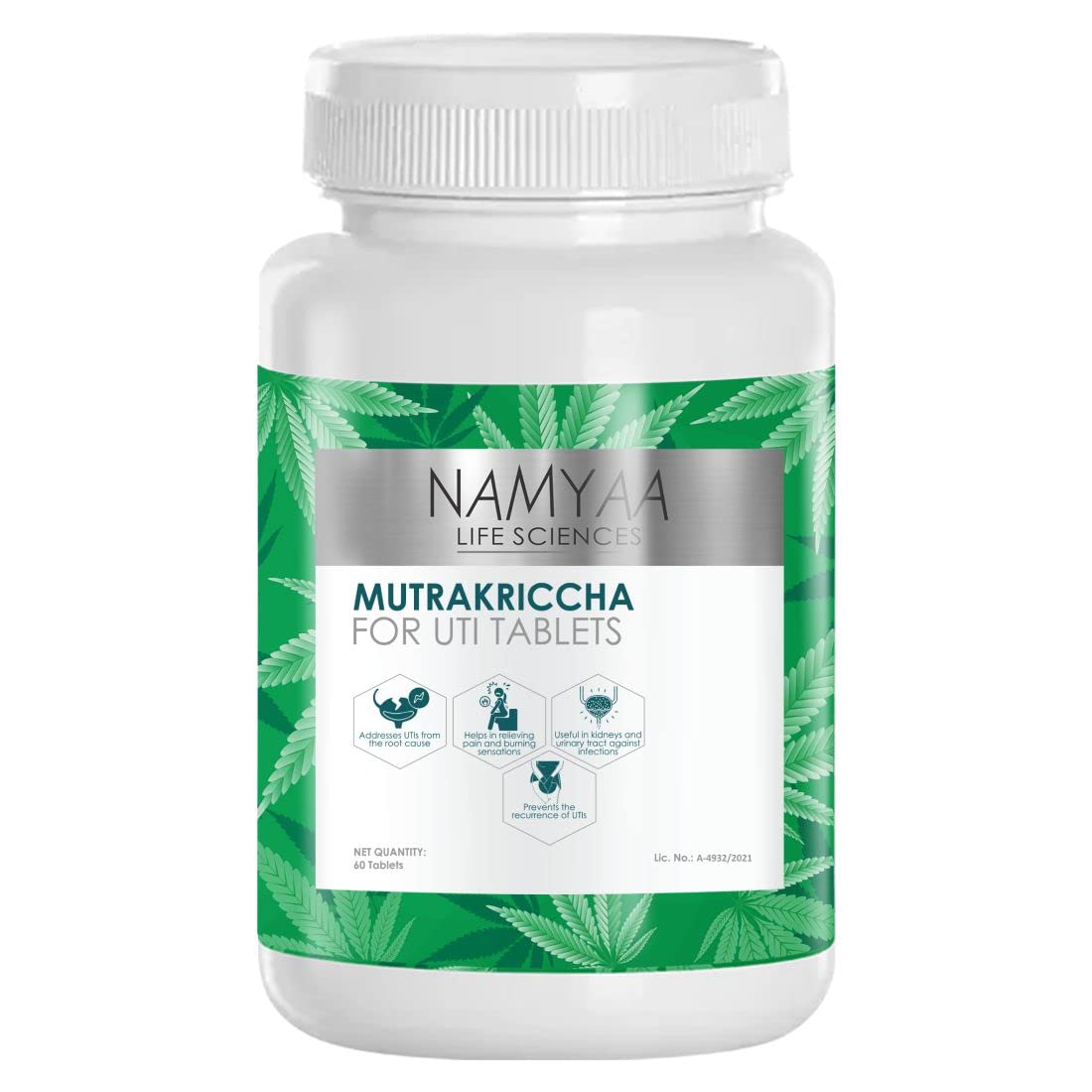 Namyaa Mutrakriccha Tablets for UTI - Fast relief of UTI Pain | Strengthens Urinary Tract | With Cranberry Extract (B0B9S5Q1LD) Amazon Price History, Amazon Price Tracker