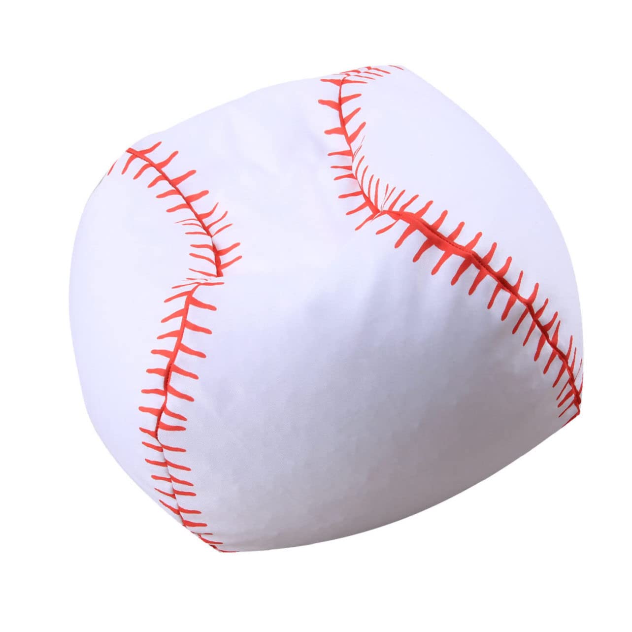 1Pc Baseball Style Bean Bag Chair Cover Creative Stuffed Animal Storage Bag Fun Playroom Decor Design for Organization