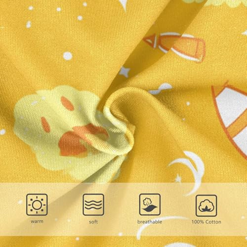 KLL Cartoon Space Pattern Rockets Baby Boys Cotton Briefs Underwear Cute Children Undies3