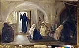ZhiChengHflBM Vintage Painting Print Canvas Wall Art Art Canvas Picture Triggering Tears of Joy Painting by Vasilij Dmitrievich Polenov Poster Artwork for Home Decor 60x90cm