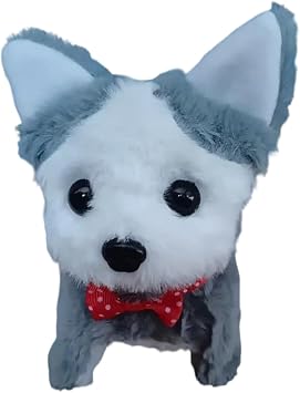 AI Emotional Recognition / Realistic Movement Puppy Pet Robot, 2025 Model, Super Cute Dog Robot, Real-like Movement, Walk, Bark, Wiggle Tail, Healing Item for Elderly and Children, Emergencies