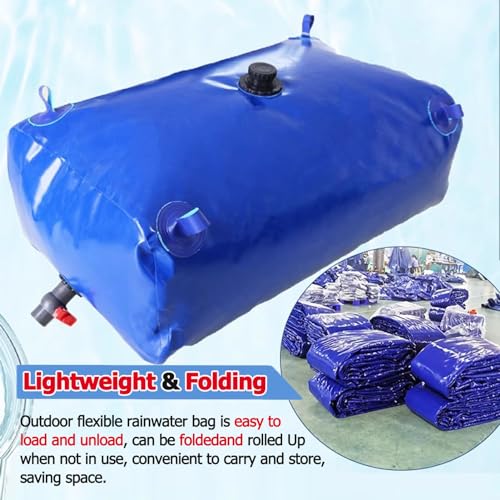 Sac à eau flexible de 500 gallons pour stockage extérieur durable