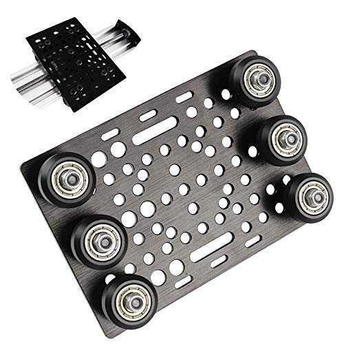 Lysee 3D Printer Parts & Accessories - Not Assembled Gantry Plate kit - (Size: in White Wheel)