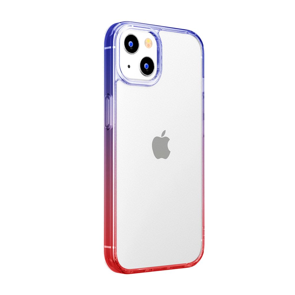 iPhone グラデーション紫 本体 iPhone 15 Pro用 グラデーションハイブリッドケース [パープル