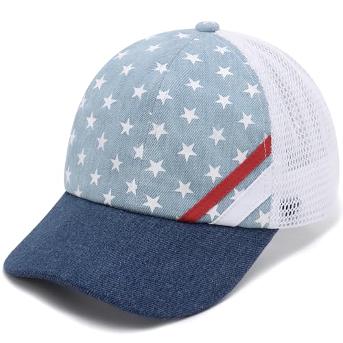 Image of Duoyeree Toddler Baseball Hat, Dinosaur Mesh Adjustable for 0-8T Kids