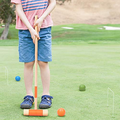 Outoss-Croquet Wickets,Replacement For Croquet Game,Set Of 9 Pcs Wickets With White Plastic Coating #TOP4