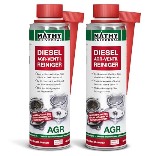 MATHY-AGR Reiniger Diesel (2 x 300 ml) – hochwirksamer Diesel Systemreiniger für Dieselmotoren mit AGR Ventil - AGR Reiniger - Diesel Additiv