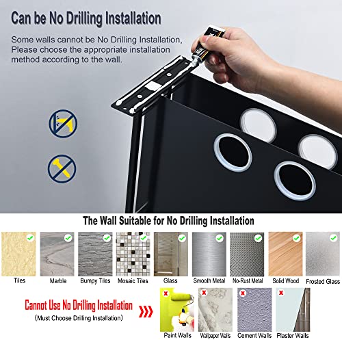 Floating Wall Shelf For Tv Components, Space Aluminum Router Wall Mount Shelf Bracket, Tv Accessories Shelves For Cable Boxes,Dvd Player, Game Console, Smart Speaker, Mini Projector (Double, Small) #TOP7