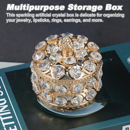 Bibelot et boîte à bijoux en fer avec compartiments de présentation