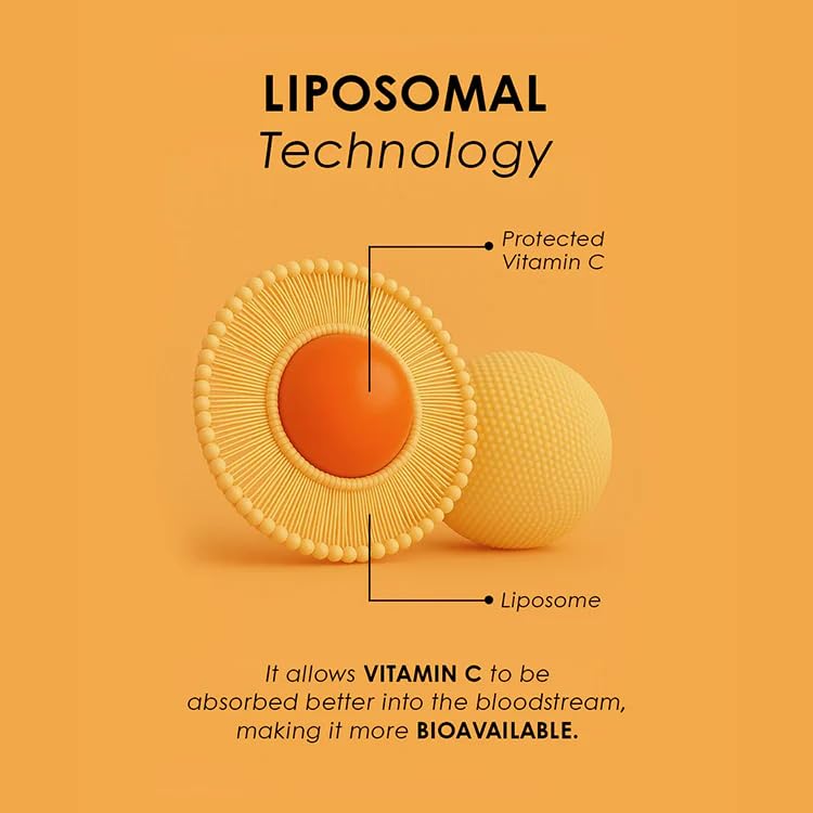 Image of GATACA Liposomal Vitamin C | High Bioavailability | Immunity | Better Skin & Iron Absorption | 90 Vegan Capsules