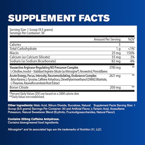 Image of GAT SPORT Nitraflex Advanced Pre-Workout Powder - Energy Drink Mix - Supports Healthy Blood Flow - Boosts Strength & Energy - Creatine-Free - 30 Servings - Green Apple