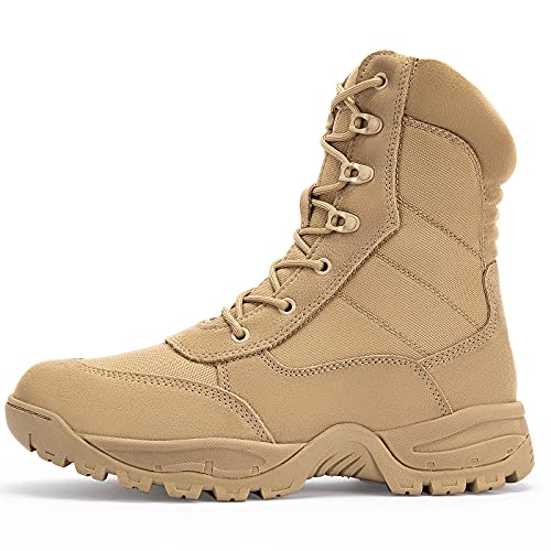 Wideway Men's Tactical Boots Military Work Boots Desert Combat Army Combat Boots For Hiking Motorcycle Climbing #TOP1