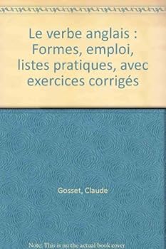 Paperback GOSSET/VERBE ANGLAIS (Ancienne Edition) [French] Book