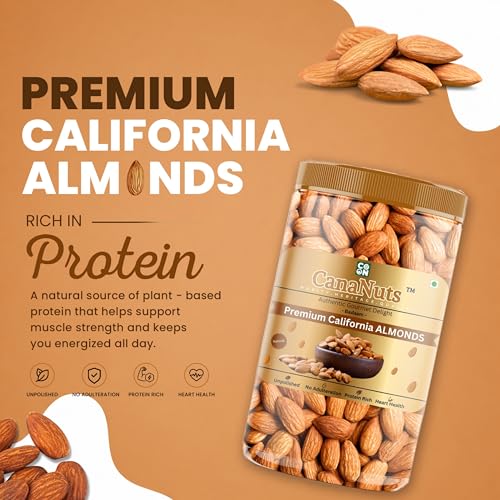 Image of CanaNuts 100% Natural Premium Dry Fruits and Nuts Combo Healthy Cashews, Almonds, Anjeer, Gold Raisins, Pistachios, Chilean walnuts Kernel, Badam Kaju Pista Akhrot Kishmish | (200Gm X 6) 1.2KG