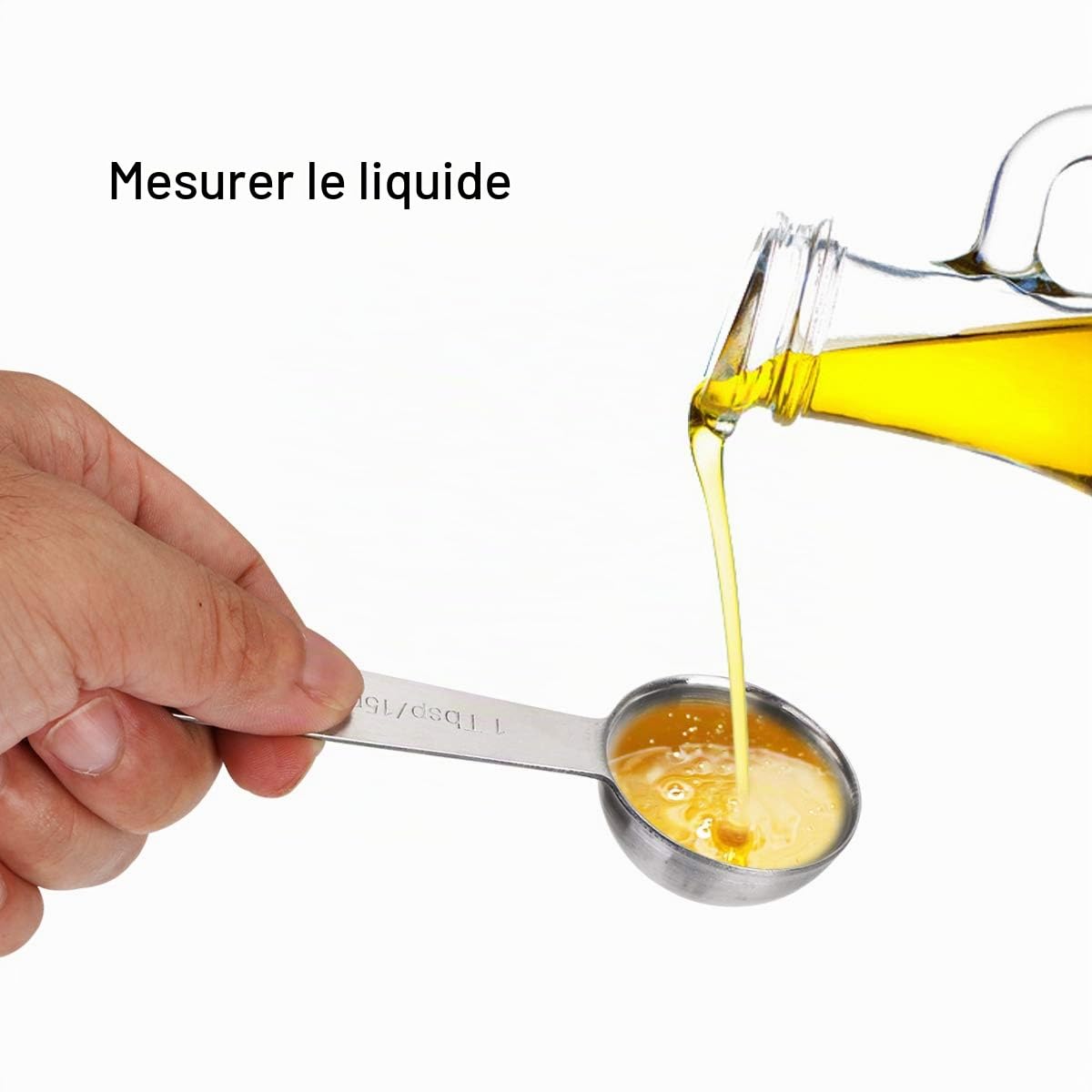 Vicloon Cuillères Doseuses en Acier Inoxydable Lot de 9 Cuillère Doseuse