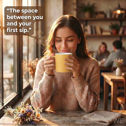 Image of U.P.C. Ceramic Tea Cups Set of 6| Microwave & Dishwasher Safe Cup Set of 6 for Tea & Coffee | Premium Coffee Mugs Set of 6 | Stylish Cups for Home & Office with Bone-Ash Free-150ml.