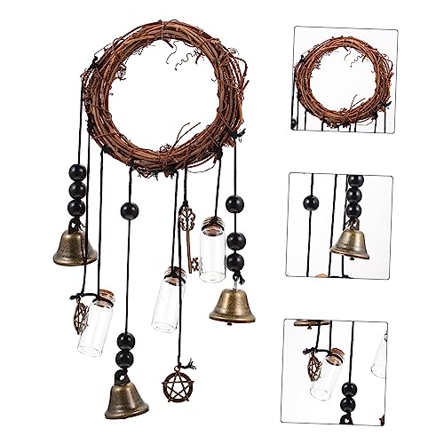 Carillon à vent chat mignon pour balcon et déco extérieure bohème