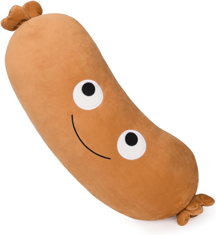 ソーセージぬいぐるみ枕 ぬいぐるみ枕 19.6インチ かわいいソーセージおもちゃ 子供用