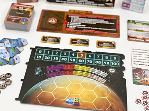 Terraforming Mars Ares Expedition: Crisis juego de mesa miniatura 7
