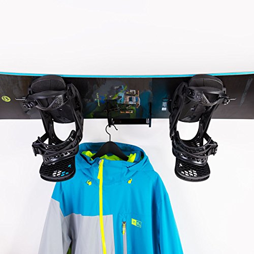 WANDKINGS BOARDPOD ONE in schwarz, Wandhalter für 1 Wakeboard, Kiteboard, Snowboard, Longboard, Skateboard, Wakeskate, Skimboard, Board Rack Wandhalterung – Bild 7