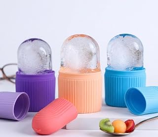 Bathhaul Face Ice Roller for Men & Women – Reusable Ice Cube Roller for Face, Neck & Body, Cold Massage Tool for Puffy Eye... Price In India