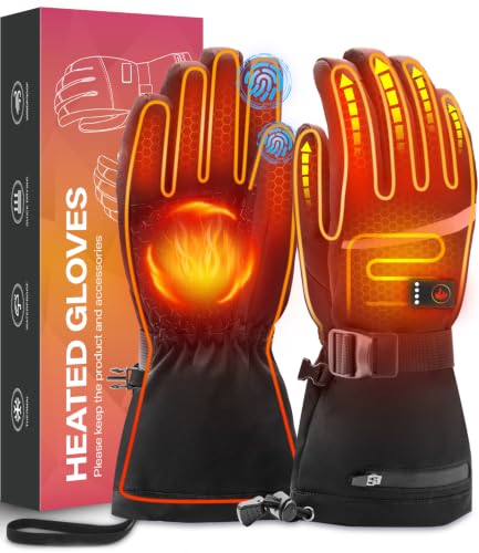 Waestcia Heated Gloves for Men and Women, Rechargeable...